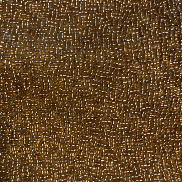 Vintage gold beaded evening bag - Picture 8 of 16